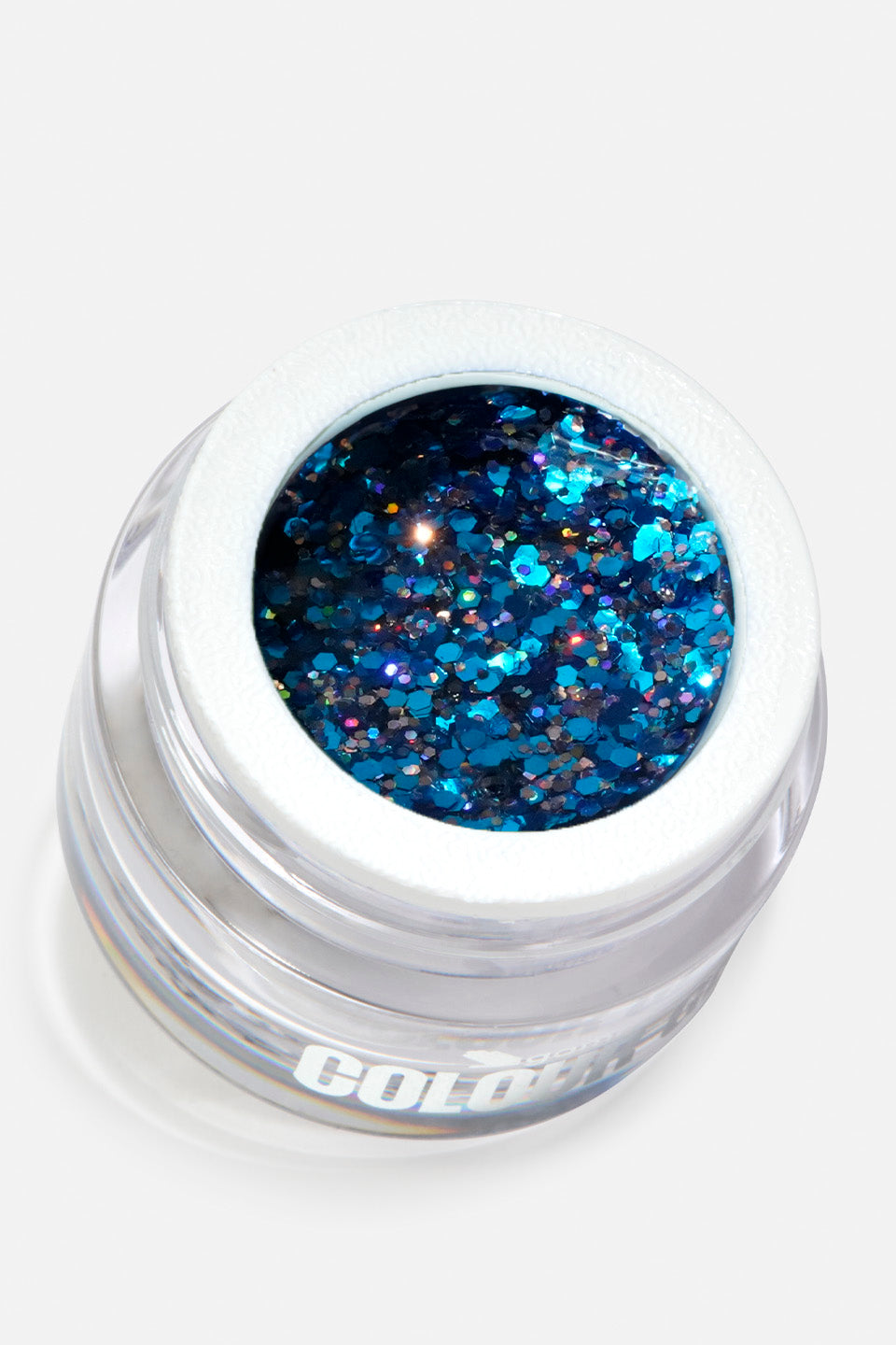 Gel UV de color azul glitter Space 5 g