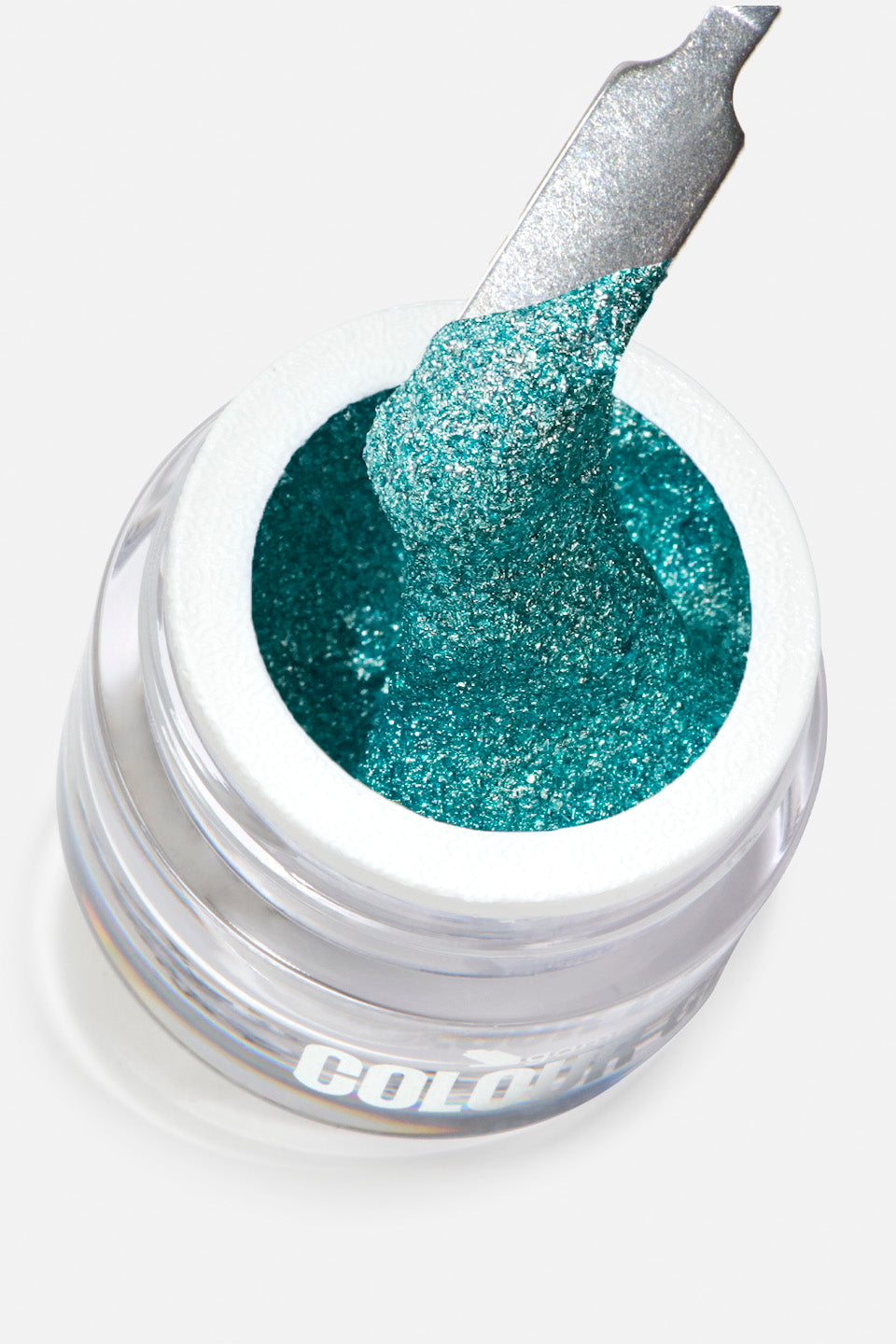 Gel UV de color verde glitter Charm Green 5 g