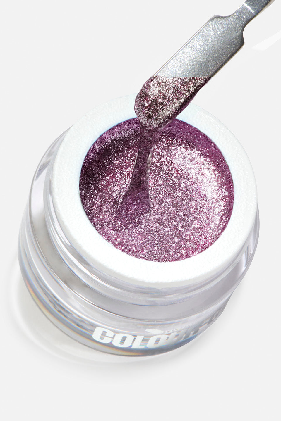 Gel UV colorato rosa glitter Charm Rose 5 g