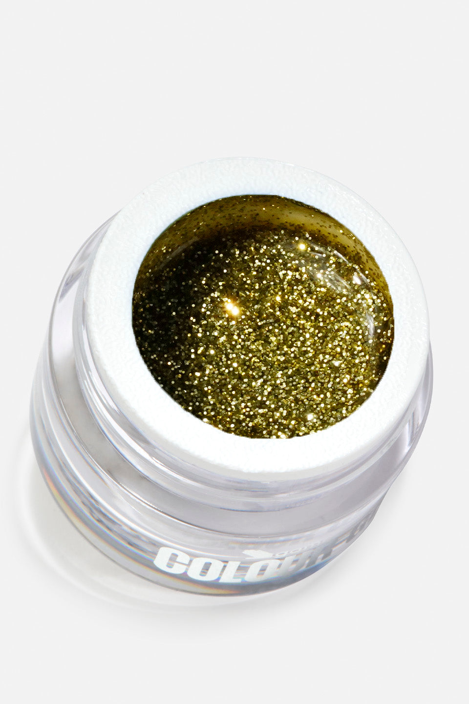 Gel UV de color dorado glitter Gemelli 5 g