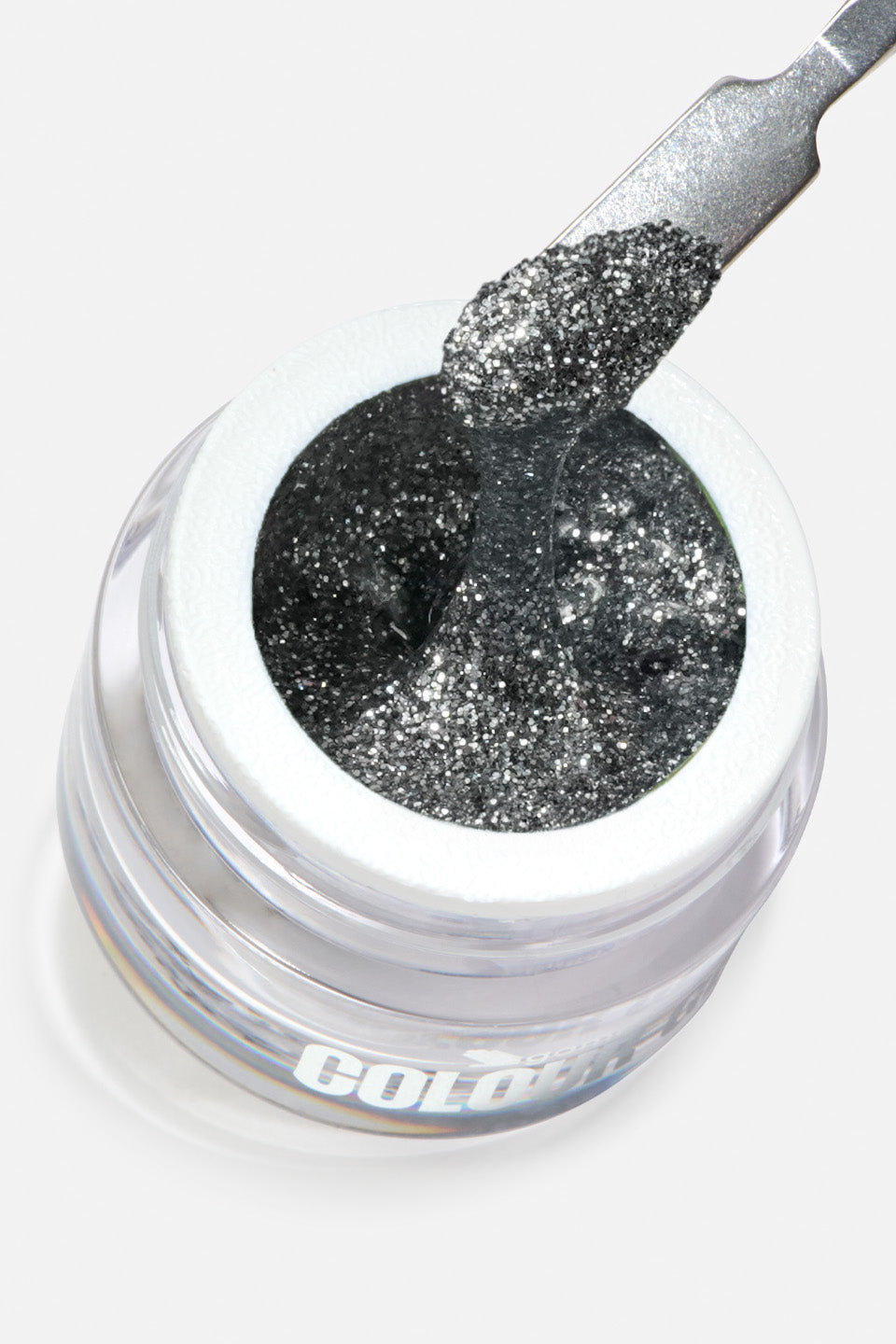 Gel UV de color plata Silver Glitter 5 g