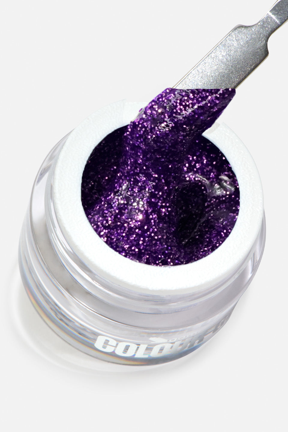 Gel UV colorato viola glitter Florence 5 g