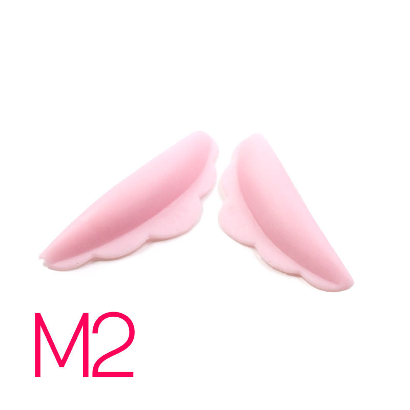 Bigodino in silicone per laminazione rosa 5 paia misura S/M/M1/M2/L