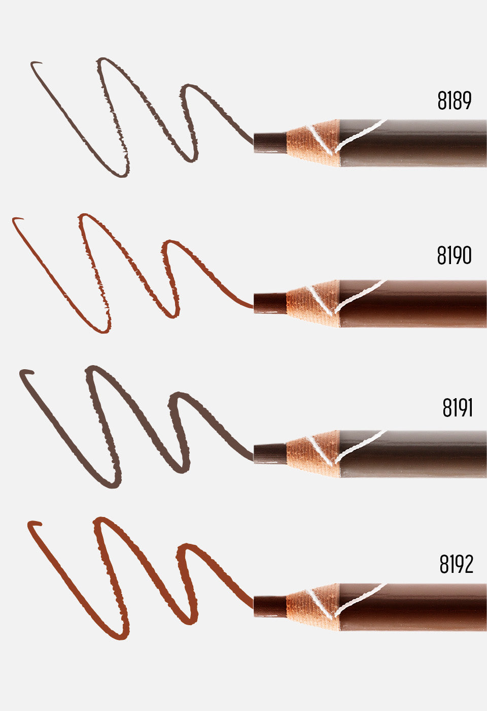 Lápiz de cejas microblading Hard marrón oscuro