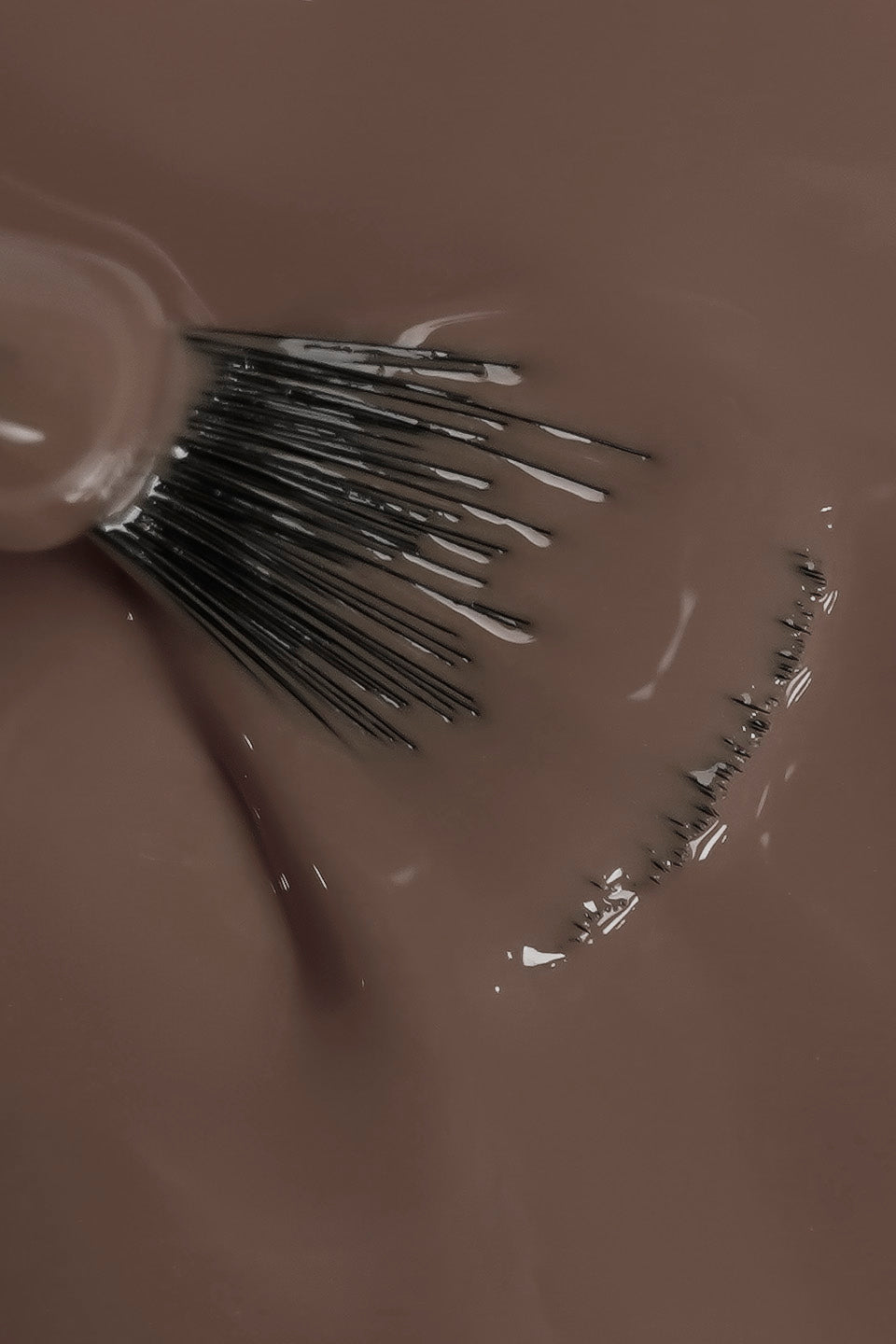 texture smalto semipermanente marrone