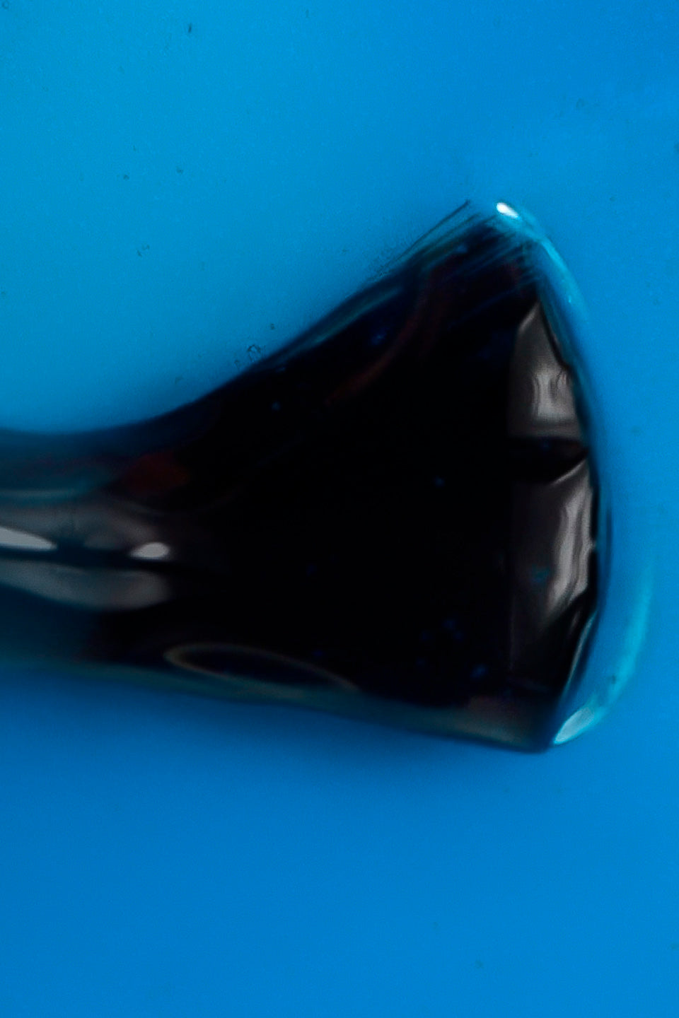 Texture smalto semipermanente azzurro gamax effetto glass