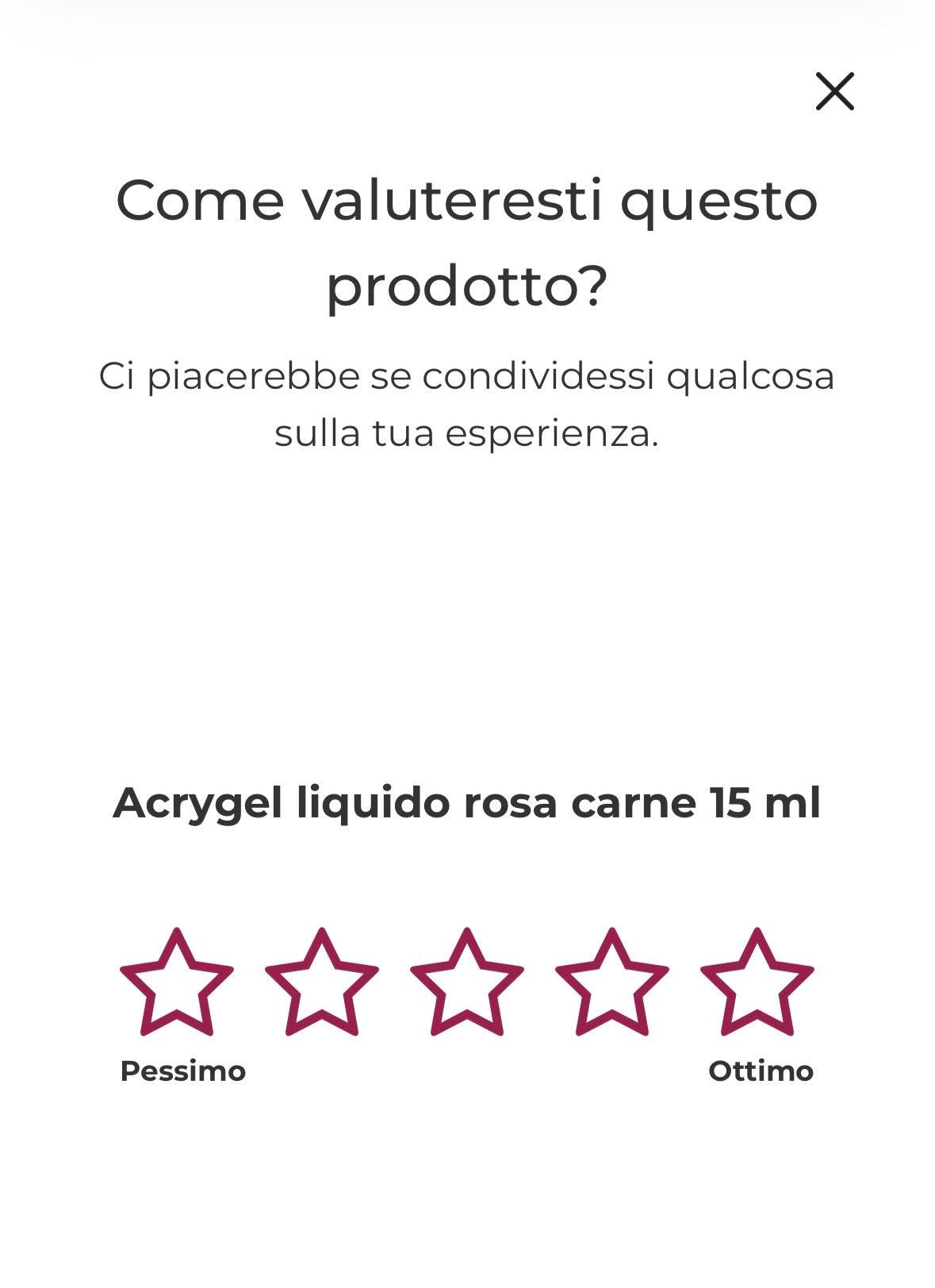 screenshot recensione prodotto