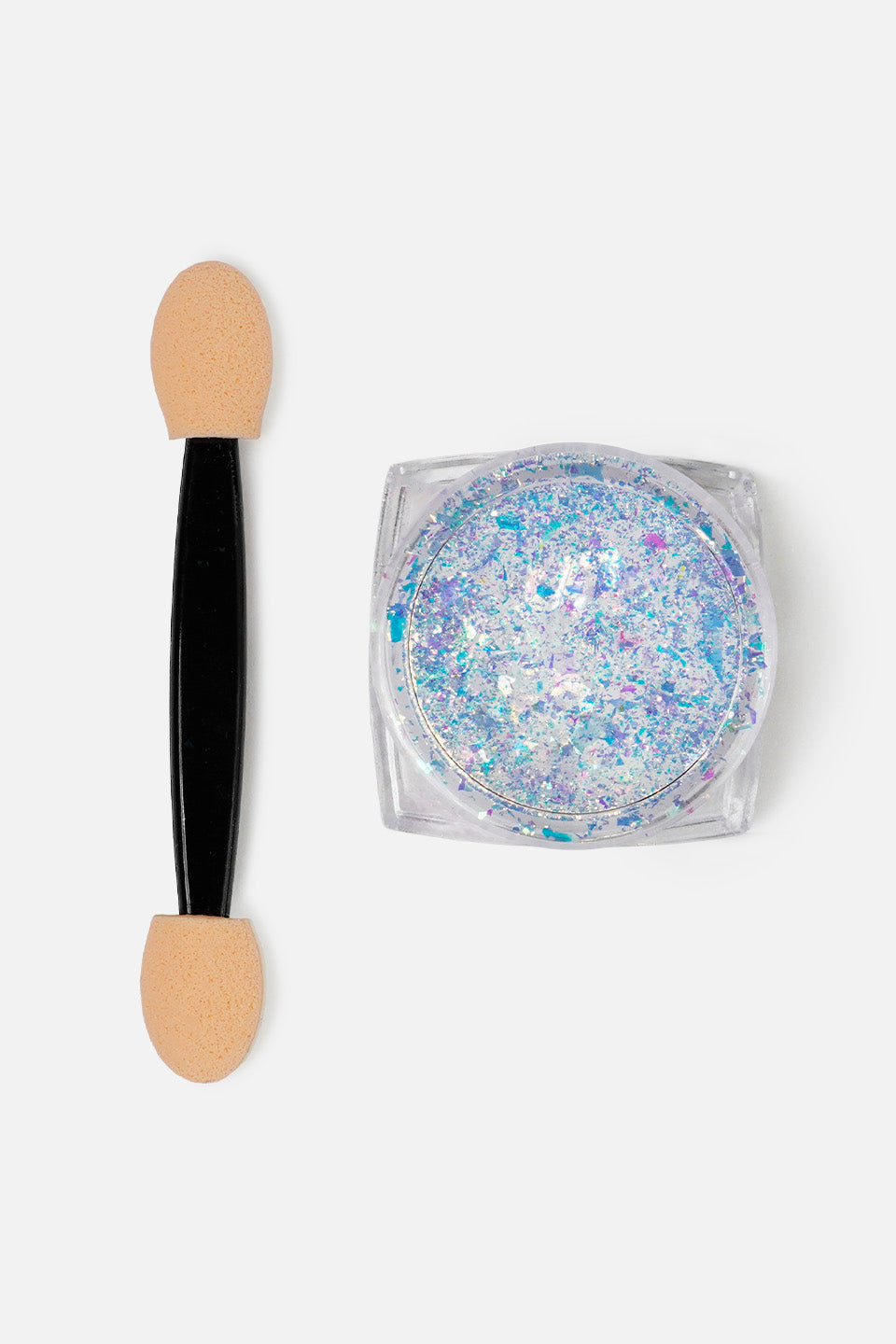 flakes iridescenti per nail art blu