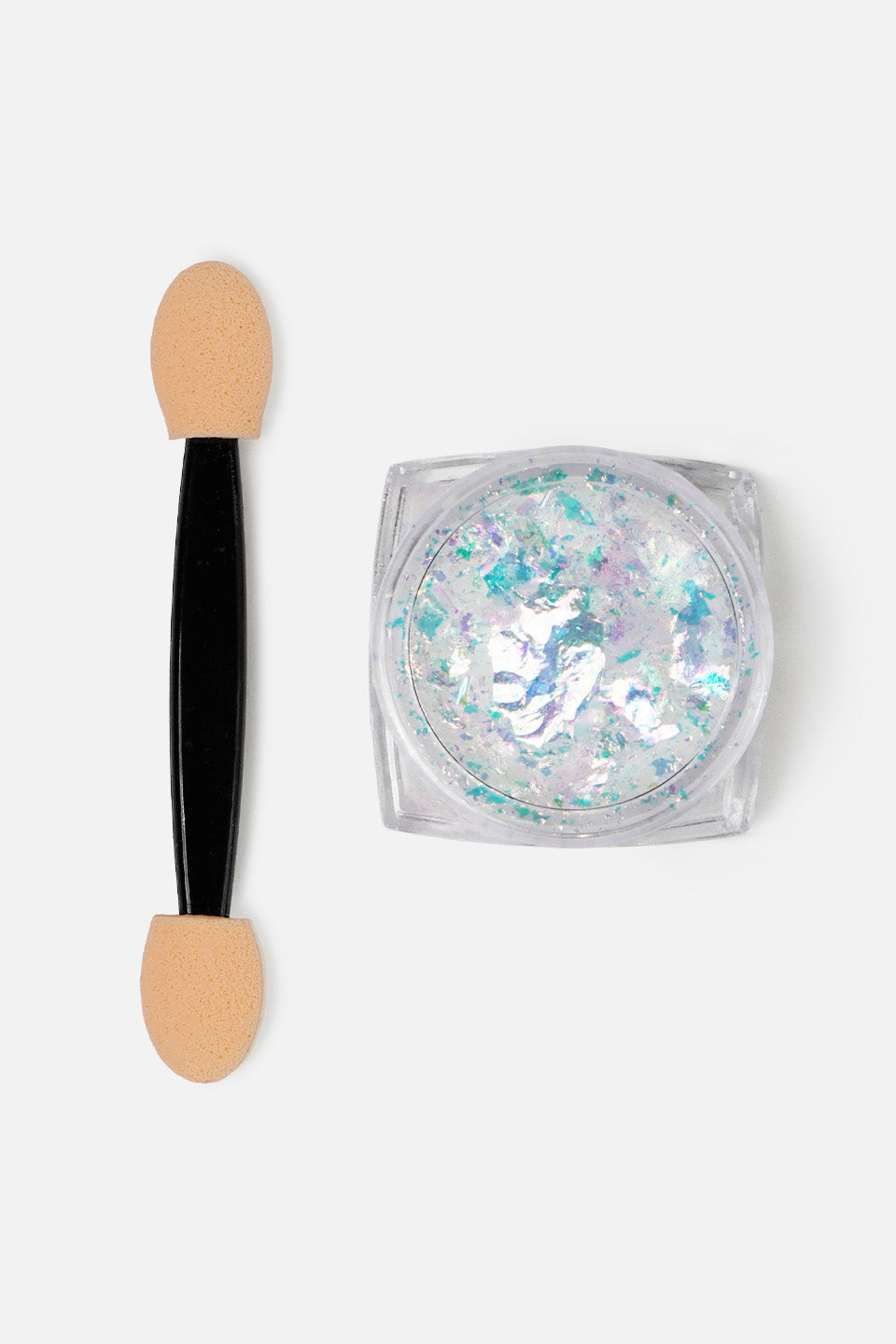 Flakes iridescenti per nail art celeste