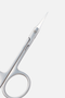 asymmetric scissors with curved tip 