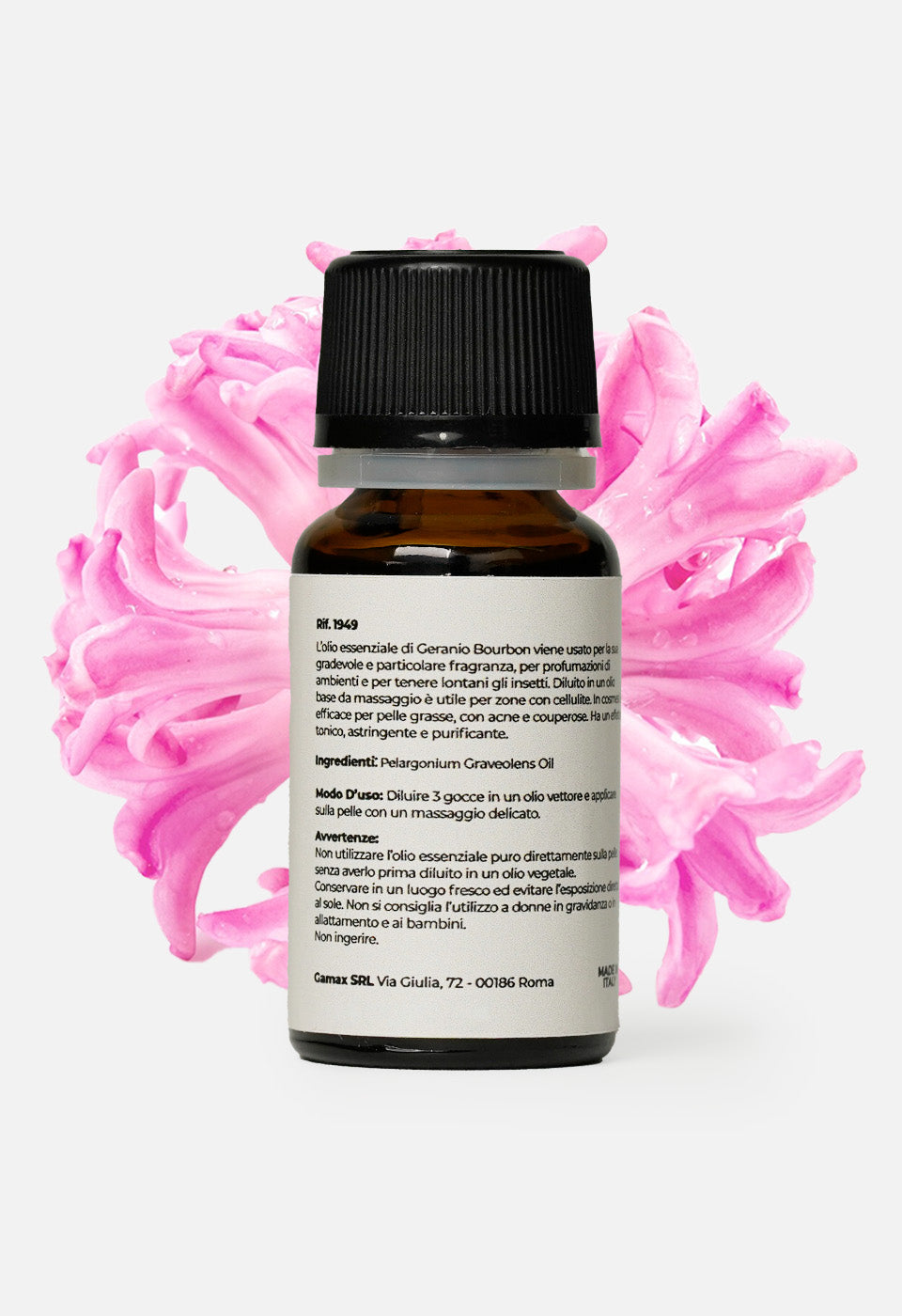 INCI olio essenziale geranio