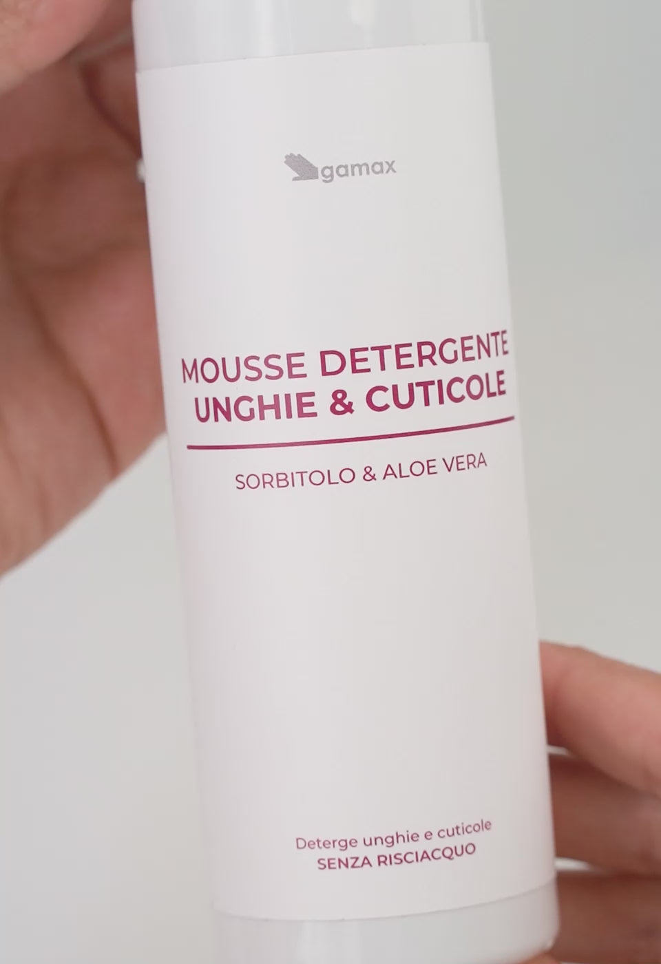 video asmr mousse detergente unghie e cuticole