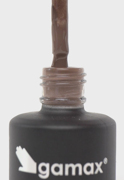 video applicazione smalto semipermanente marrone scuro marrone