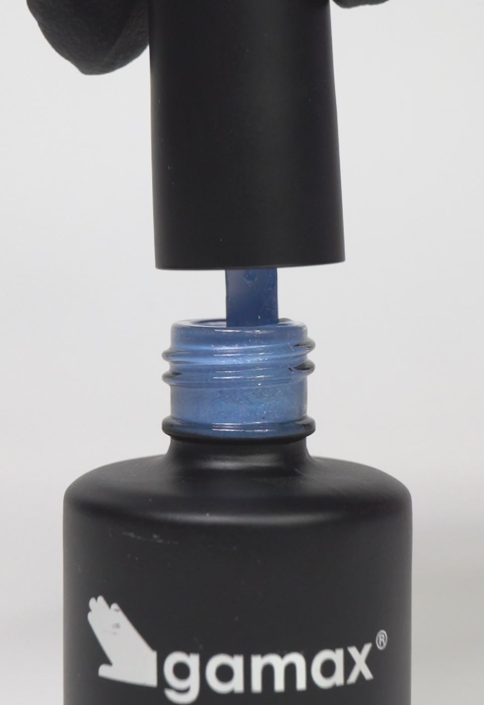 Video applicazione smalto semipermanente blu bonnet glitter Adhara