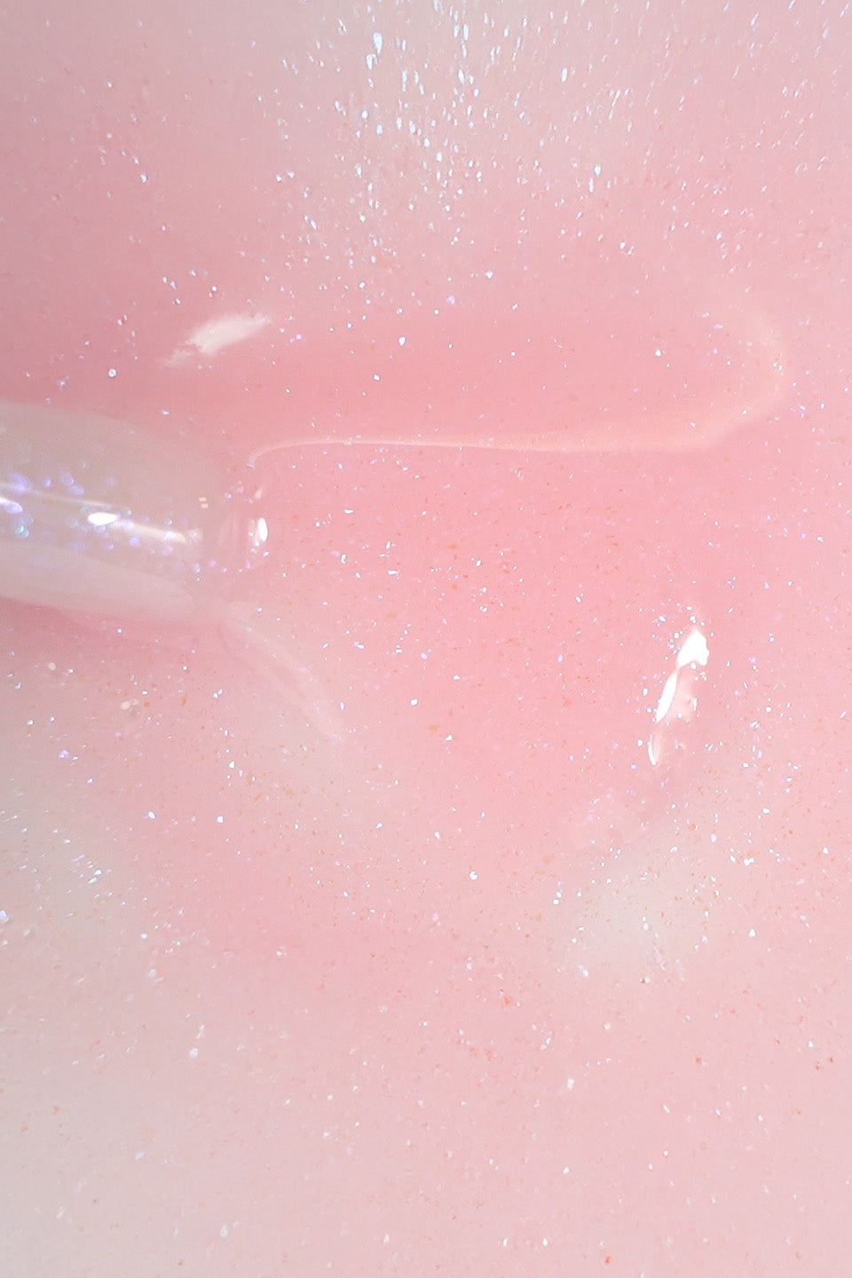 texture ravvicinata top coat rosa iridescente