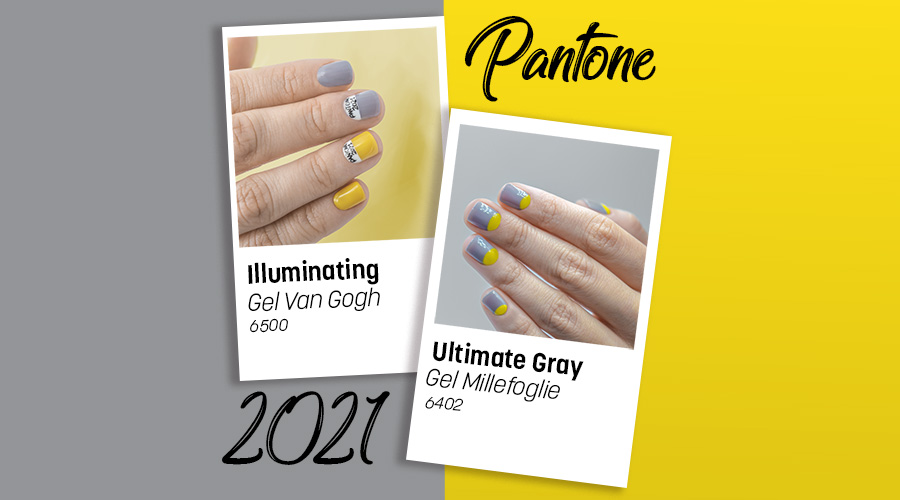Colori Pantone 2021 Illuminating e Ultimate Gray