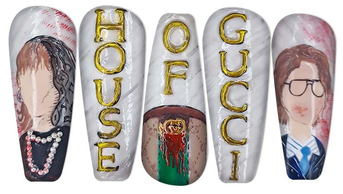 Nail Art house of gucci