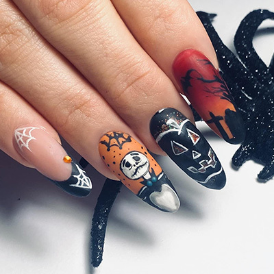 nail art halloween
